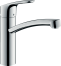 Смеситель для кухонной мойки hansgrohe Focus M41 160, с поворотным изливом 31806000, хром
