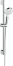 Душевой гарнитур hansgrohe Crometta 100 Vario, 2 режима, со штангой 65 см 26532400, белый/хром, уцененный товар