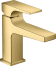 Смеситель для раковины hansgrohe Metropol 100 со сливным клапаном Push-Open 32500990, полированное золото