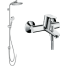Готовый набор для ванны hansgrohe со смесителем Focus и душевой системой Crometta S 240, HG-PR273, хром
