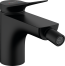 Смеситель для биде hansgrohe Vivenis со сливным гарнитуром 75200670, матовый черный
