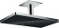 Верхний душ hansgrohe Rainmaker Select 460 1jet с потолочным кронштейном скрытого монтажа 24002600, черный/хром