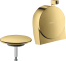 Внешняя часть системы налива/слива-перелива для ванны hansgrohe Exafill S 58117990, полированное золото