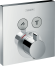 Термостат hansgrohe ShowerSelect скрытого монтажа, для 2 потребителей