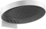 Верхний душ hansgrohe Rainfinity 360 3jet с настенным креплением скрытого монтажа 26234700, матовый белый