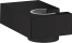 Держатель ручного душа hansgrohe Porter E 28387670, матовый черный