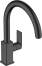 Смеситель для кухонной мойки hansgrohe Vernis Shape M35 260, с поворотным изливом 71871670, матовый черный