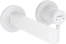 Внешняя часть смесителя для раковины hansgrohe Finoris скрытого монтажа, настенный, с изливом 16.8 см 76051700, матовый белый