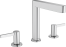 Смеситель для раковины hansgrohe Finoris 160, на 3 отверстия, со сливным клапаном Push-Open