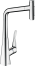 Смеситель для кухонной мойки hansgrohe Metris Select M71 320, с вытяжным душем 2jet, sBox 73816000, хром