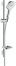 Душевой гарнитур hansgrohe Raindance Select E 120 3jet EcoSmart со штангой 65 см и мыльницей 26622400, белый/хром