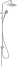 Душевая система Showerpipe 230 1jet Reno Hansgrohe Vernis Shape