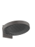 Верхний душ hansgrohe Rainfinity 360 3jet с настенным креплением скрытого монтажа 26234340, шлифованный черный хром