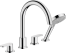 Смеситель на край ванны hansgrohe Vernis Blend на 4 отверстия 71456000, хром