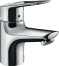 Смеситель для раковины hansgrohe Novus Loop 70, со сливным гарнитуром 71080000, хром