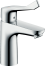Смеситель для раковины hansgrohe Focus 100 CoolStart без сливного гарнитура, с удлиненной рукояткой 31917000, хром