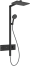 Душевая система hansgrohe Raindance Alive Q Showerpipe 210/340 с термостатом с ShowerSelect Comfort, 24580670, матовый черный