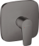 Внешняя часть смесителя для душа hansgrohe Talis E скрытого монтажа 71765340, шлифованный черный хром