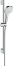 Душевой гарнитур hansgrohe Croma Select E 110 1jet со штангой 65 см 26584400, белый/хром