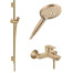 Готовый набор для ванны hansgrohe Talis с ручным душем Raindance HG-PR105, шлифованная бронза