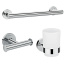 Набор акссесуаров hansgrohe для ванной комнаты HG-PR280, хром