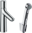 Смеситель для раковины hansgrohe Talis Select S со сливным гарнитуром и гигиеническим душем 72291000, хром