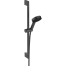 Душевой гарнитур hansgrohe Pulsify Select S 105 3jet Relaxation cо штангой 65 см 24160670/U, матовый черный, уцененный товар
