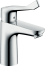 Смеситель для раковины hansgrohe Focus 100 со сливным гарнитуром, с удлиненной рукояткой 31911000, хром