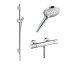 Готовый набор для душа hansgrohe Raindance с термостатом Ecostat HG-PR112, хром