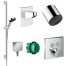 Готовый набор для душа скрытого монтажа hansgrohe Pulsify HG-PR28, хром
