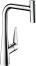 Смеситель для кухонной мойки hansgrohe Talis Select M51 300, с вытяжным изливом 1jet, sBox 73853000, хром