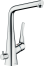 Смеситель для кухонной мойки hansgrohe Metris M71 320, с запорным вентилем 14888000, хром