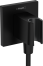 Шланговое подключение hansgrohe FixFit Porter E с держателем для душа 26889670, матовый черный