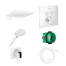 Готовый набор для душа скрытого монтажа hansgrohe Raindance с термостатом ShowerSelect HG-PR142, матовый белый