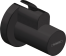 Декоративная накладка для углового вентиля hansgrohe 13950670, матовый черный