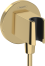 Шланговое подключение hansgrohe FixFit Porter S с держателем для душа 26888990, полированное золото