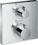 Внешняя часть термостата для душа hansgrohe Ecostat Square скрытого монтажа 15712000, хром