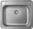 Кухонная мойка hansgrohe S41 S412-F500 врезная 43336800, нержавеющая сталь
