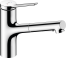 Смеситель для кухонной мойки hansgrohe Zesis M33 150, с вытяжным душем 2jet, sBox lite 74803000, хром