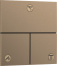 Переключатель потоков hansgrohe ShowerSelect Comfort E для скрытой установки на 3 функции, 15573140, шлифованная бронза