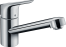 Смеситель для кухонной мойки hansgrohe Focus M43 100, с поворотным изливом 71818000, хром