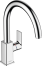 Смеситель для кухонной мойки hansgrohe Vernis Shape M35 260, с поворотным изливом 71871000, хром