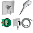 Набор для душа hansgrohe скрытого монтажа HG-PR278, хром