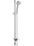 Душевой гарнитур hansgrohe Croma 100, 4 режима, со штангой 90 см и мыльницей, 27771000, хром