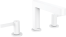 Смеситель для раковины hansgrohe Finoris 110, на 3 отверстия, со сливным клапаном Push-Open 76033700, матовый белый
