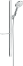 Душевой гарнитур hansgrohe Raindance Select S 120 3jet со штангой 90 см и мыльницей 27648400, белый/хром