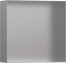 Настенный короб hansgrohe XtraStoris Minimalistic с открытой рамой, 30х30х10 см 56073800, под сталь