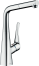Смеситель для кухонной мойки hansgrohe Metris M71 320, с вытяжным изливом, sBox 73812000, хром