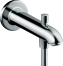 Излив для ванны hansgrohe с переключателем на душ 13424000, хром