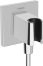 Шланговое подключение hansgrohe FixFit Porter E с держателем для душа 26889000, хром